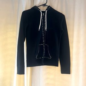 Giants baseball bedazzled zip up hoodie